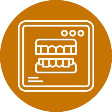 Modern b 'nin vektör illüstrasyonu eksik simgesi