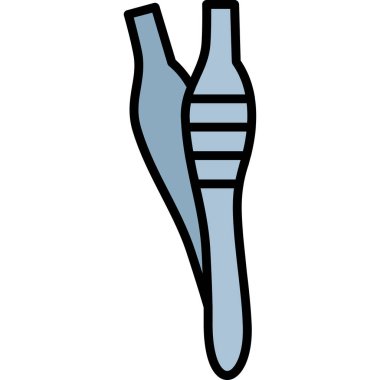 Çizgi film simgesinin vektör çizimi