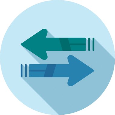 ok simgesi vektör illüstrasyonu