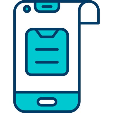 - Telefon. Web simgesi basit illüstrasyon