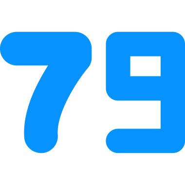 77. yıl dönümü vektör tasarımı çizimi