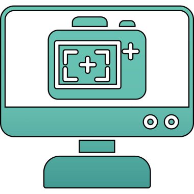 bilgisayar simgesi, vektör illüstrasyonu