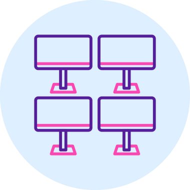 seo modern simgesinin vektör illüstrasyonu