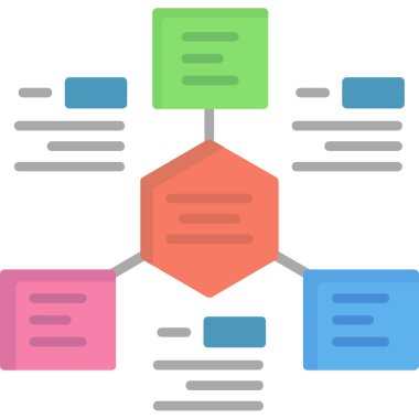 Veri paylaşımı vektör simgesi