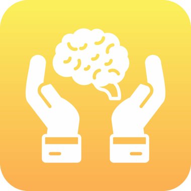 El yuvarlak kare düğmeli beyin