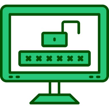 Bilgisayar. Web simgesi basit illüstrasyon