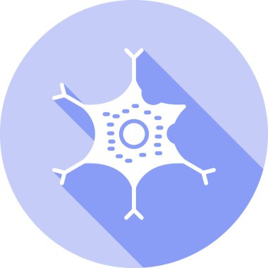 Molekül. Web simgesi basit illüstrasyon