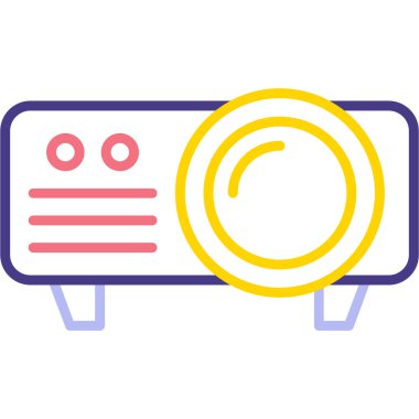 Benzin istasyonu. Basit resimleme