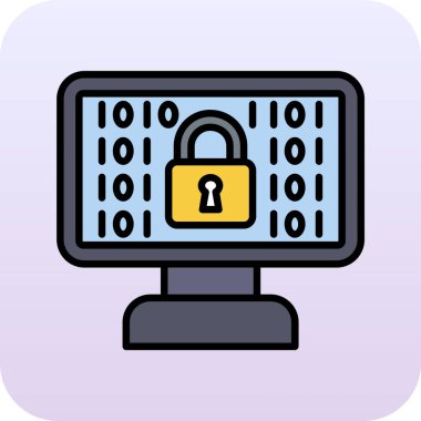 bilgisayar simgesi vektör illüstrasyonu