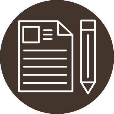 vektör kalem simgesi, vektör illüstrasyonu