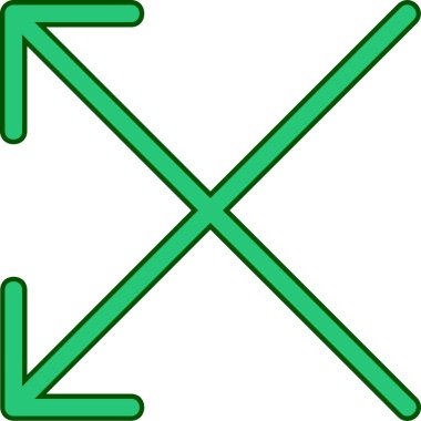 ok yönü simgesi doldurulmuş - taslak biçimi