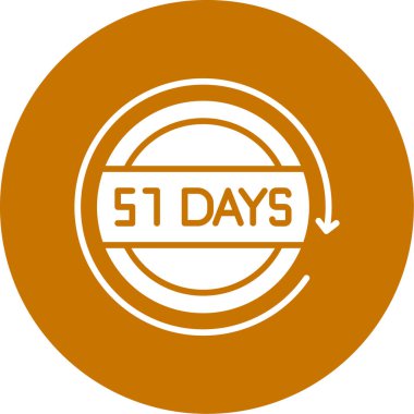 5 günlük simge, vektör illüstrasyonu