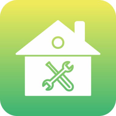 ev simgesi, vektör illüstrasyonu