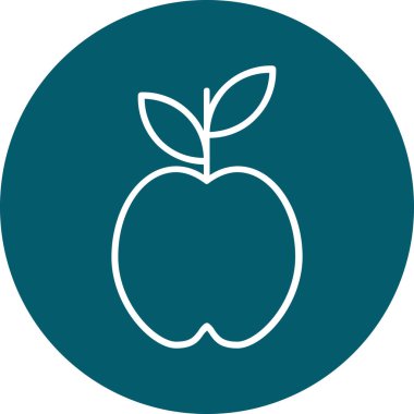 Apple vektör simgesi illüstrasyonu