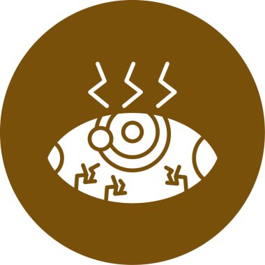 Göz simgesi, vektör illüstrasyonu