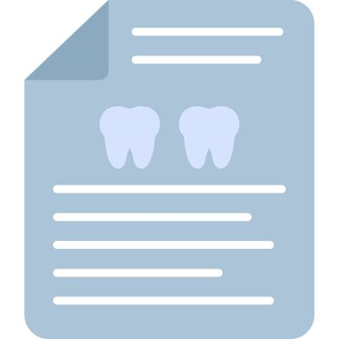 Diş. Web simgesi basit illüstrasyon