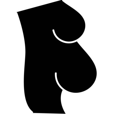 bebek çocuk simgesi katı bir şekilde