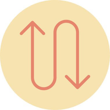 ok simgesi vektör illüstrasyonu