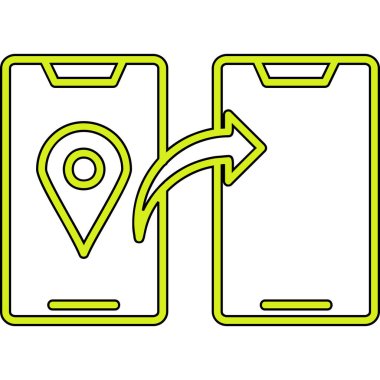 Yol işaretinin vektör illüstrasyonu