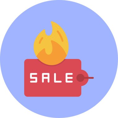 alev alev alev ikonu ile doldurulmuş dış hat biçimi