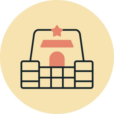 alışveriş simgesi vektör illüstrasyonu