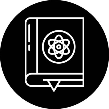 atom simgesi vektör illüstrasyonu