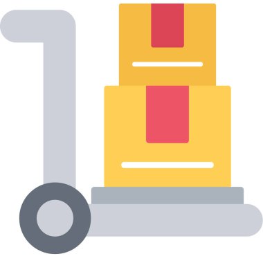 Alışveriş arabası simgesi - taslak biçiminde