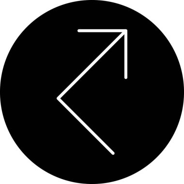 Ok. Web simgesi basit illüstrasyon