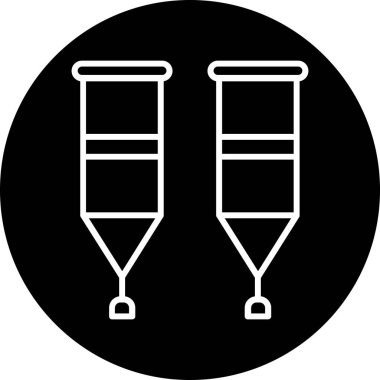 Tüp vektör satırı simgesi