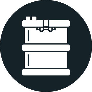 Kitap vektörü simgesi, kitap ve grafik tasarımı için basit beyaz illüstrasyon.