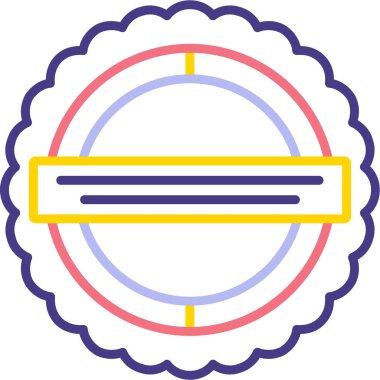 Yemek. Web simgesi basit illüstrasyon