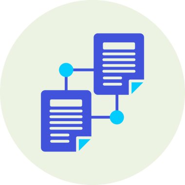 Veri. Web simgesi basit illüstrasyon