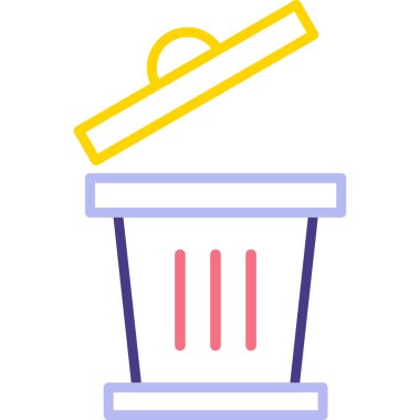 Kova. Web simgesi basit illüstrasyon