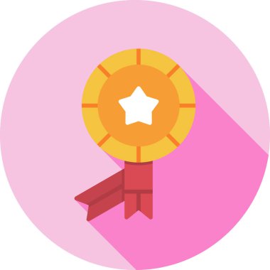 Madalya vektör simgesi modern basit vektör illüstrasyonu