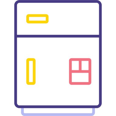 Web arayüzü renk simgesi, vektör illüstrasyonu