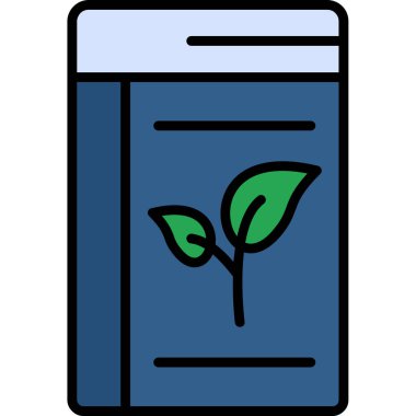 Kitap ikonu. Kitabın özet vektörü