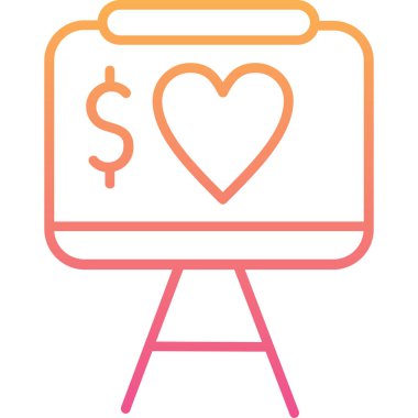 Çanta. Web simgesi basit illüstrasyon