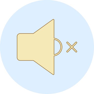 Hoparlörün vektör çizimi