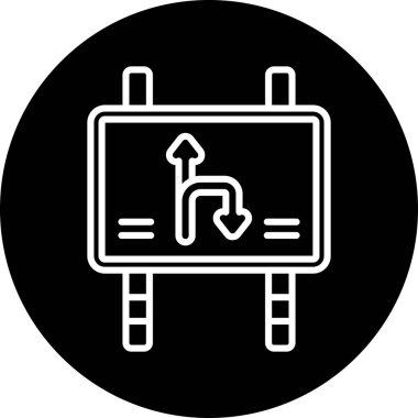 vektör lcd simgesi illüstrasyonu