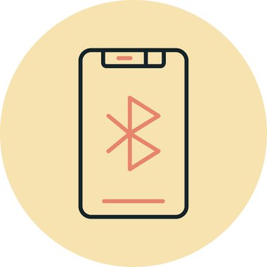 cep telefonu simgesi. vektör illüstrasyonu