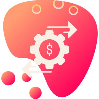 İş konsepti ikonu. vektör illüstrasyonu