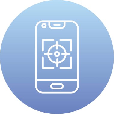 Vektör Mobil simge illüstrasyonu