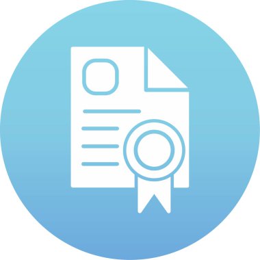 Belge. Web simgesi basit illüstrasyon