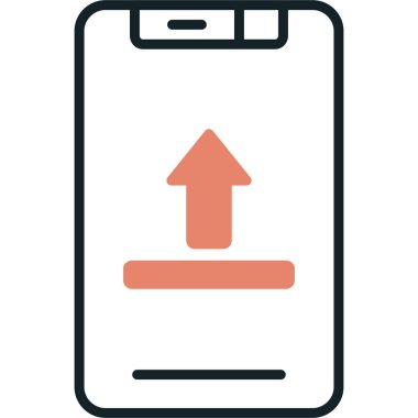 telefon simgesi, vektör illüstrasyonu