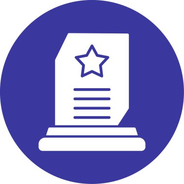 Rozet simgesi, vektör illüstrasyonu