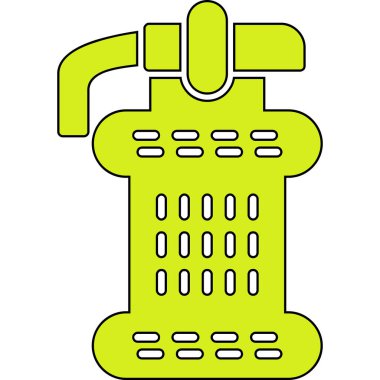 Modern otomatik servisin vektör illüstrasyonu