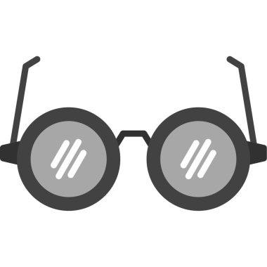 gözlük ikonu vektör illüstrasyonu