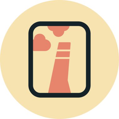 Modern simgenin vektör illüstrasyonu