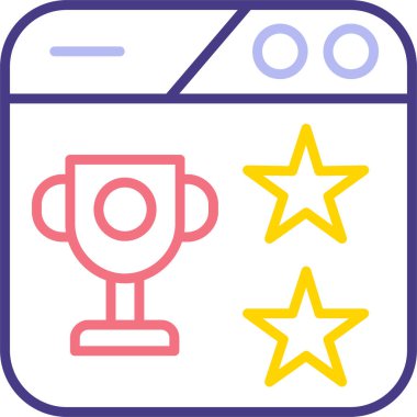 En sevdiğim. Web simgesi basit illüstrasyon