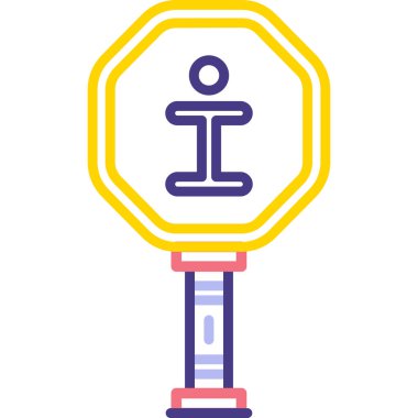 Futbol simgesi. vektör çizim